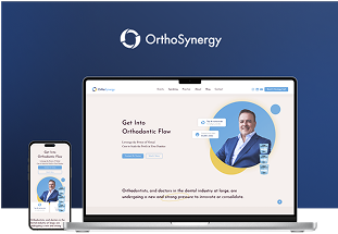 A visual mockup of Ortho Synergy's website, by NGNG